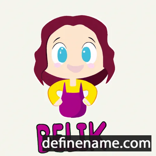 cartoon of the name Belkıs