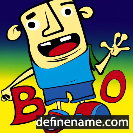 cartoon of the name Belo