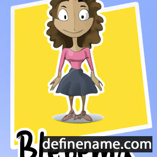 cartoon of the name Belomira