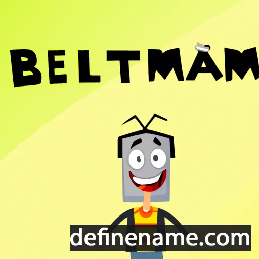 cartoon of the name Beltram