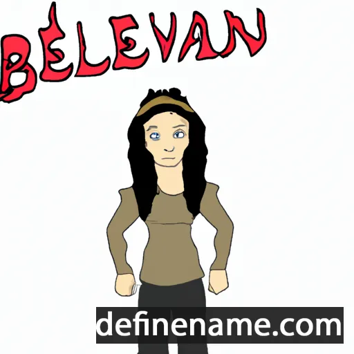 Belvah cartoon