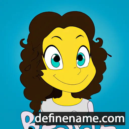 cartoon of the name Belyse