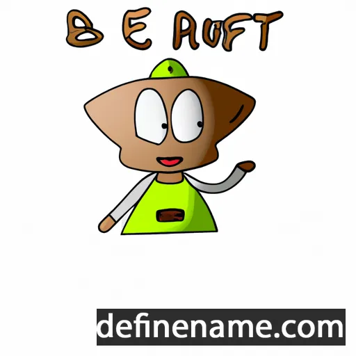 cartoon of the name Béraut