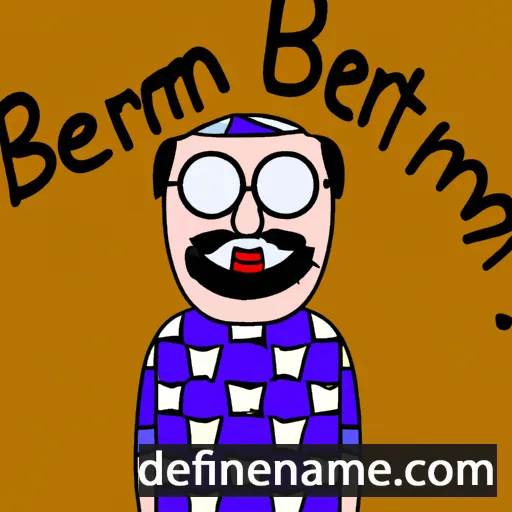 cartoon of the name Bèrtram