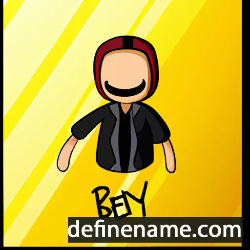 cartoon of the name Benayt