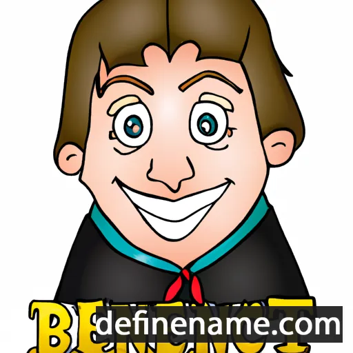 cartoon of the name Bendict