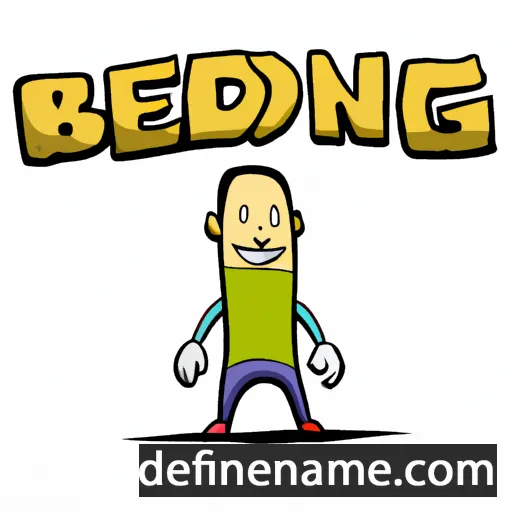 cartoon of the name Bendig