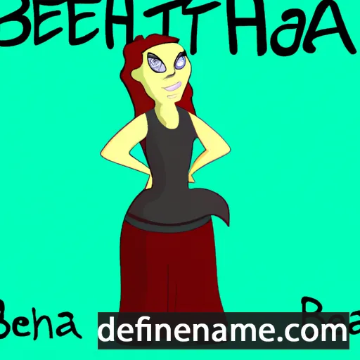 cartoon of the name Beneatha