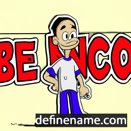 cartoon of the name Benecio