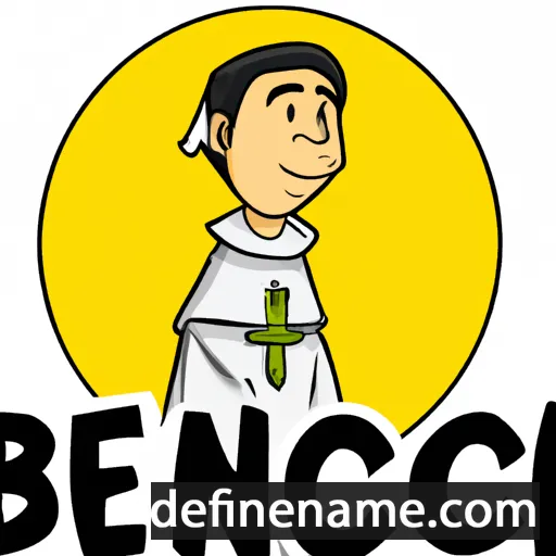 cartoon of the name Benedic