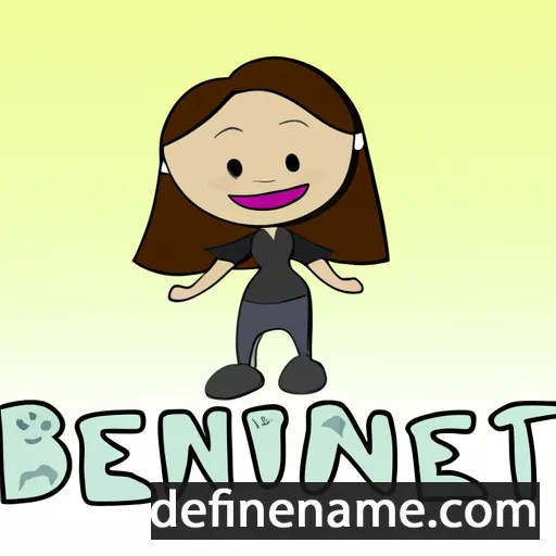 cartoon of the name Benette