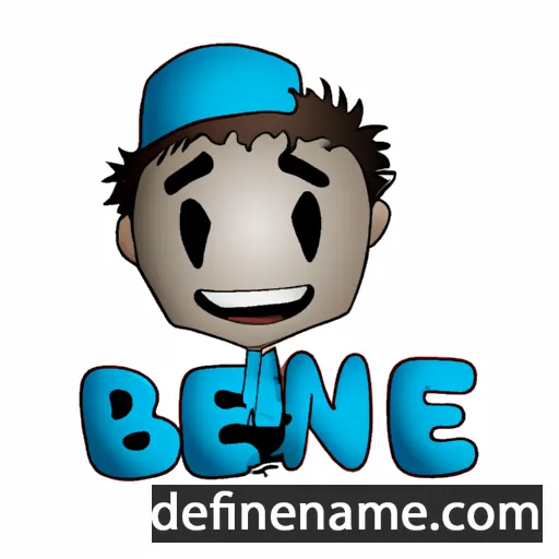 cartoon of the name Benie