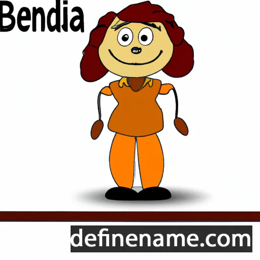 cartoon of the name Benilda