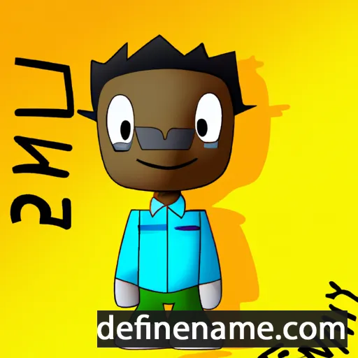 cartoon of the name Beninye