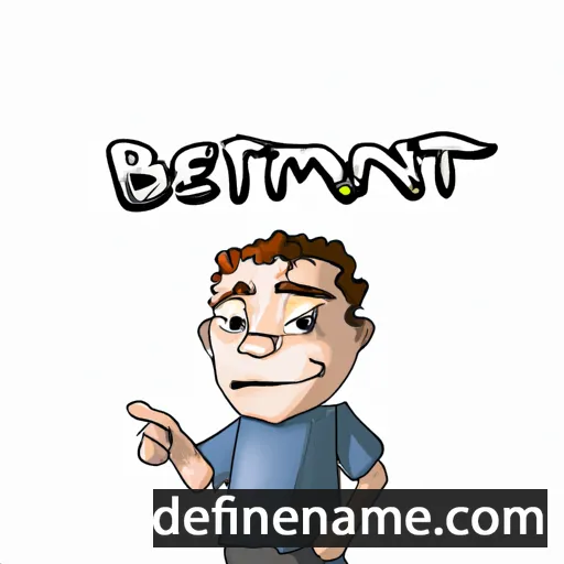 cartoon of the name Benjamat