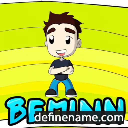 cartoon of the name Benjimin