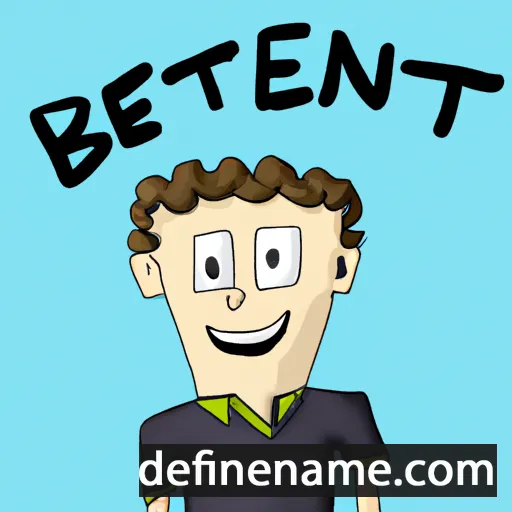 cartoon of the name Benoit