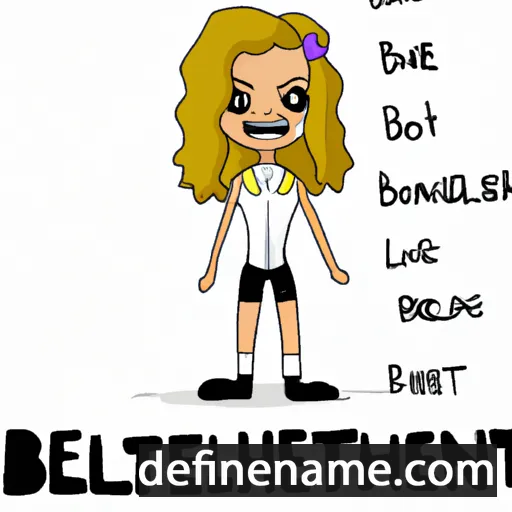 cartoon of the name Bentleigh