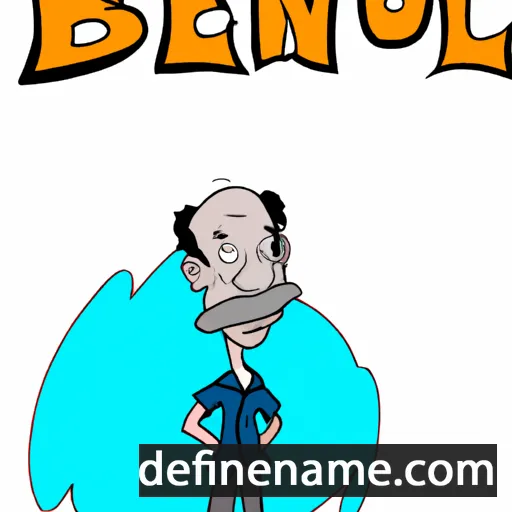 cartoon of the name Benuel