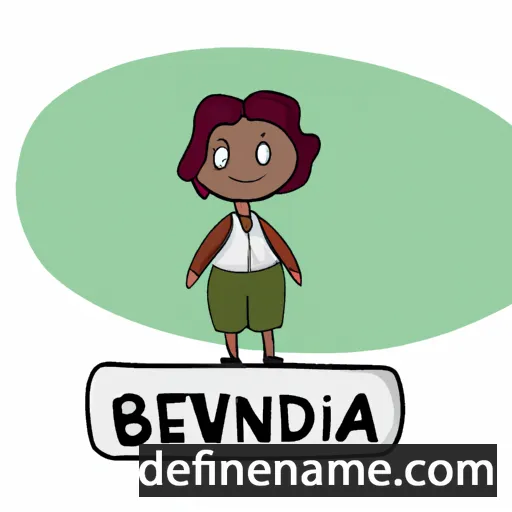 cartoon of the name Benvida