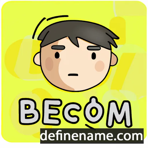 cartoon of the name Beom