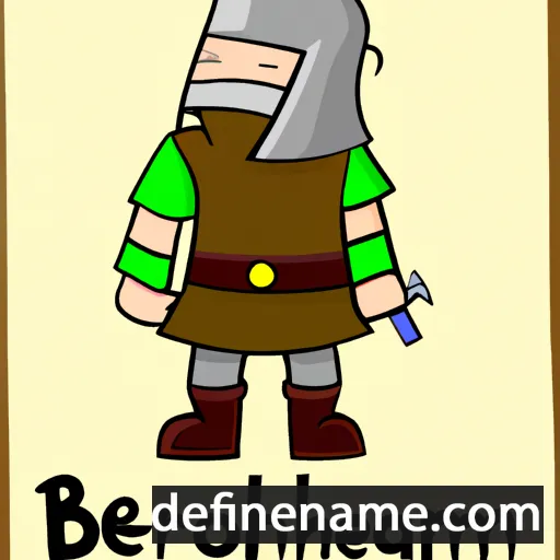 cartoon of the name Beorhthelm