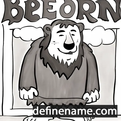 cartoon of the name Beorn