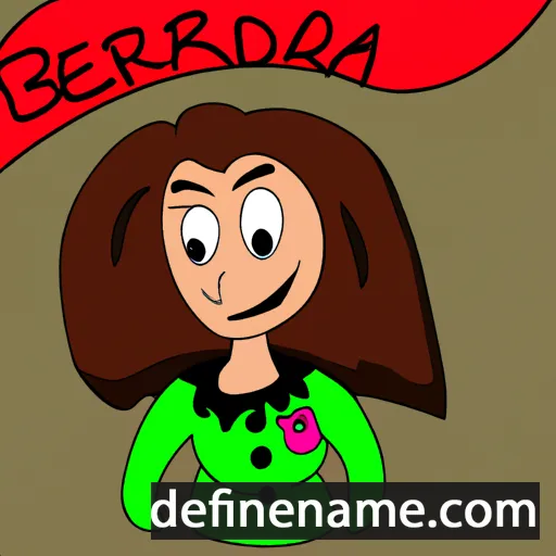 Berarda cartoon