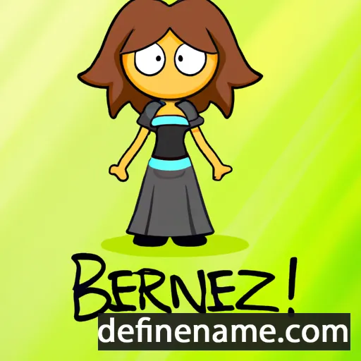 cartoon of the name Berenize