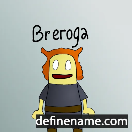 Bergþóra cartoon