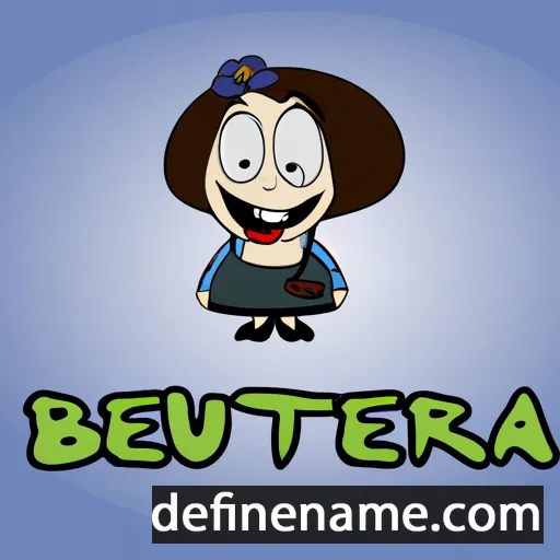 cartoon of the name Berguitta