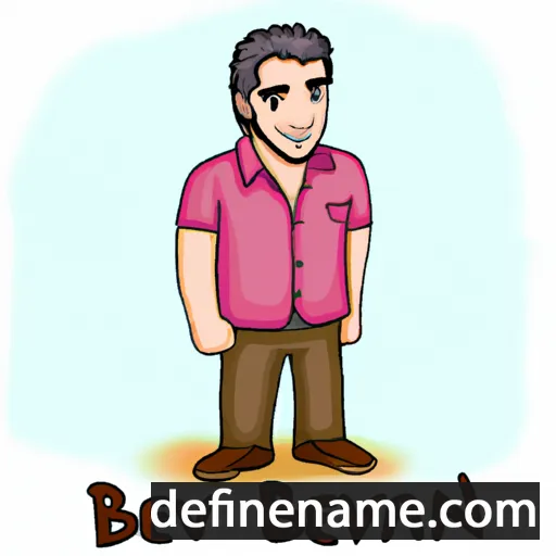 cartoon of the name Berivan