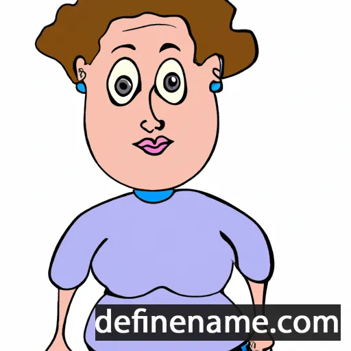 cartoon of the name Bernada