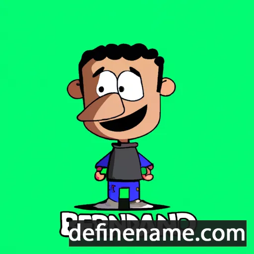 cartoon of the name Bernaldo