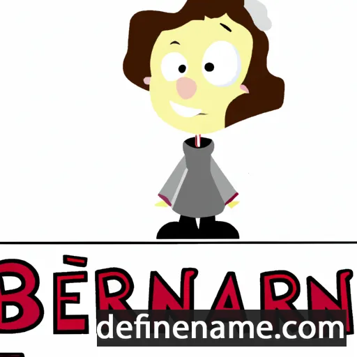 Bernardien cartoon