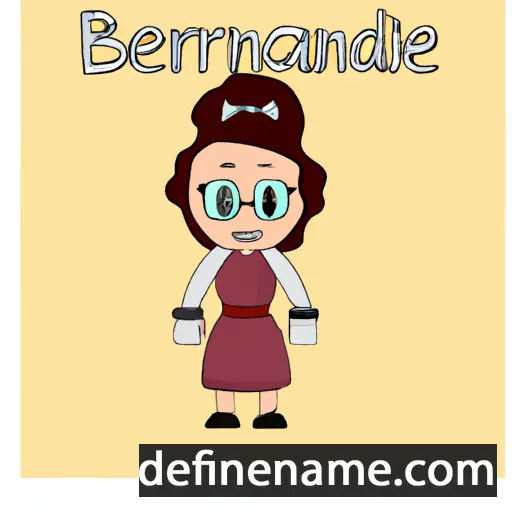 Bernardiñe cartoon