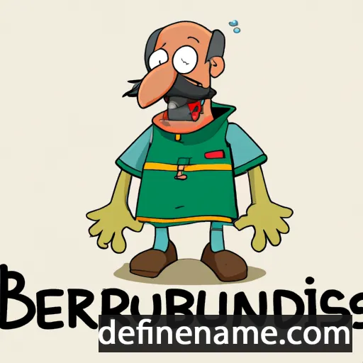 cartoon of the name Bernardus