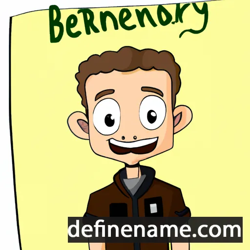 cartoon of the name Bernardyn