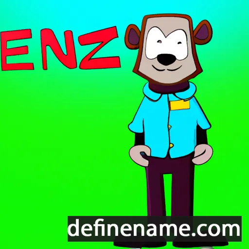 cartoon of the name Bernez