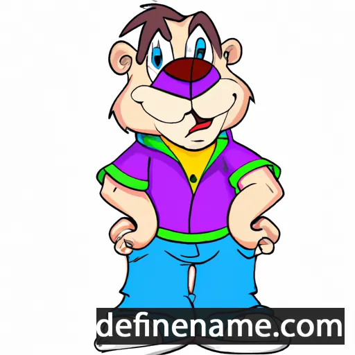 cartoon of the name Bernone