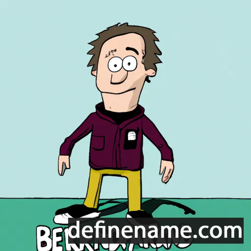 cartoon of the name Bernouard