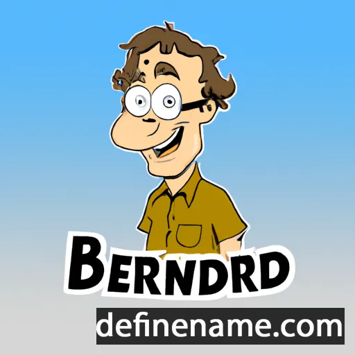 cartoon of the name Bernwardo