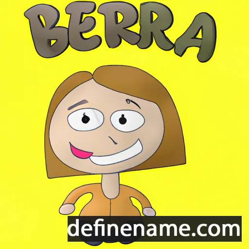 cartoon of the name Berra