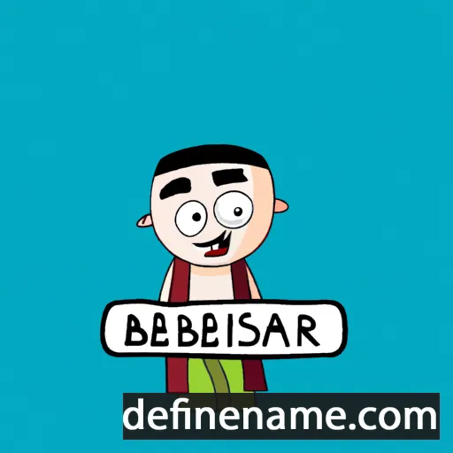 cartoon of the name Bersabeh