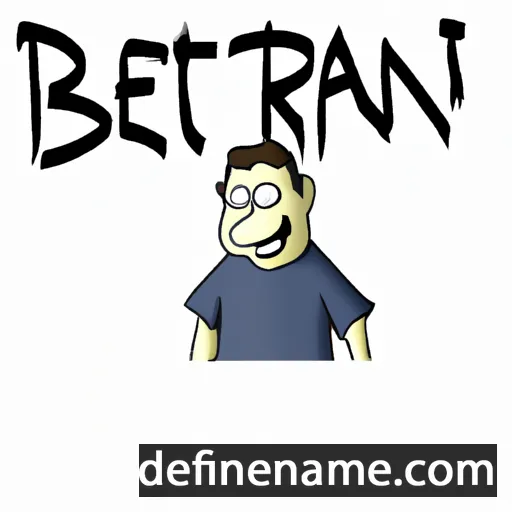 cartoon of the name Bertan