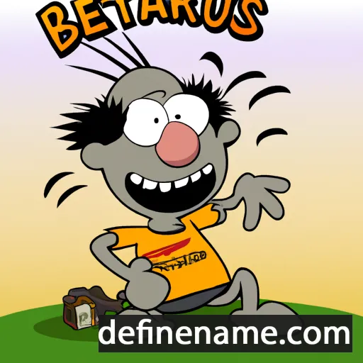 cartoon of the name Bertautas