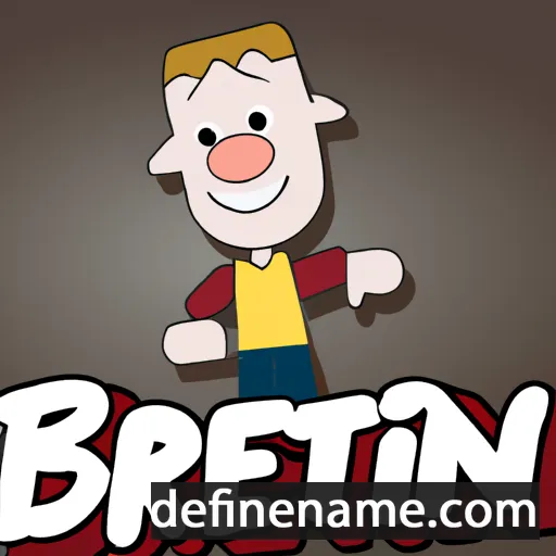 cartoon of the name Bertijn