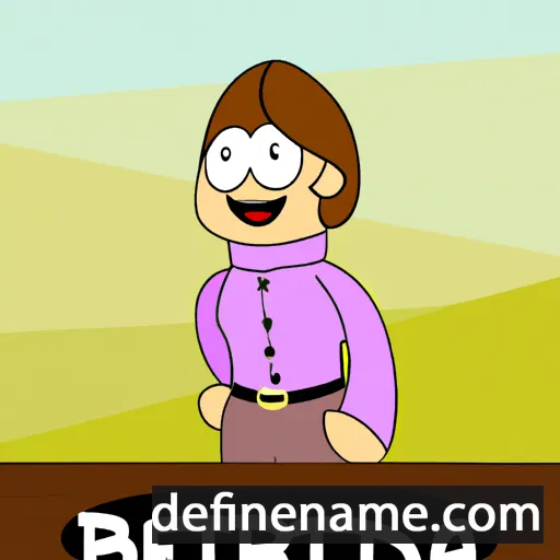 cartoon of the name Bertrada