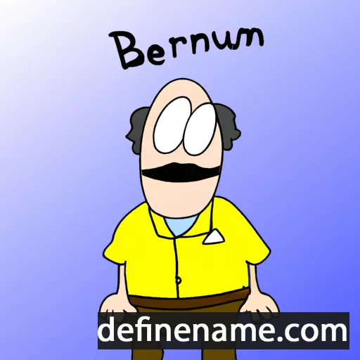 cartoon of the name Bertrum