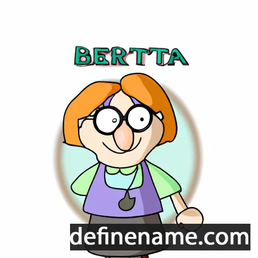 Bertta cartoon